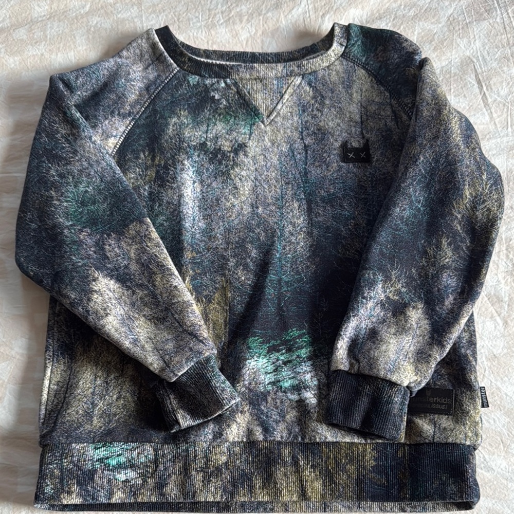 Camouflage Print Sweatshirt